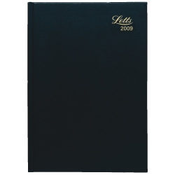 Letts 2009 Commercial W/T/V Diary Blue A4 297 x
