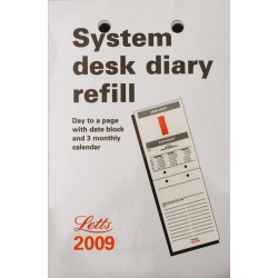 Letts 2009 System Desk Base And Refill