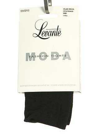 Ladies 1 Pair Levante Plain 100 Denier Wool Stockings Mocca