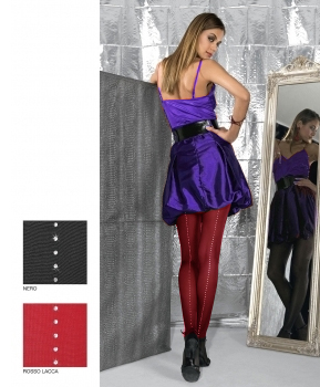 Red Sparkle Tights by Levante