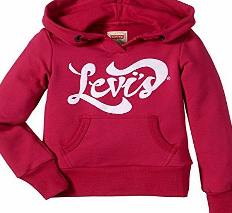 Levis Girls N91553A Sweatshirt, Purple, 6 Years