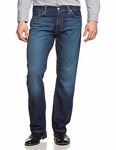 Levis Mens 504 Regular Straight Fit Jeans, Blue (Eli), W34/L30