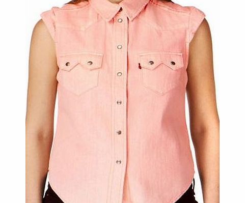 Levis Womens Levis SL Sawtooth Shirt - Pink Covered