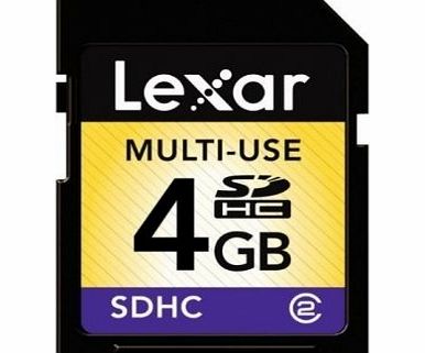 Lexar 4GB Class 4 SDHC Memory Card