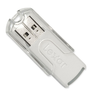 Lexar 4GB JumpDrive FireFly - White