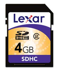 lexar 4GB Secure Digital Card