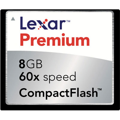 Lexar 8GB 60X Premium Compact Flash Card