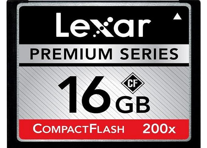 Lexar CompactFlash 200x Premium Memory Card - 16 GB