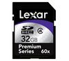 LEXAR Premium 32GB SDHC Memory Card - 60x