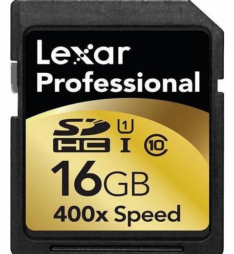 Lexar UHS-I SDHC Memory Card - 16 GB