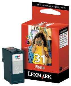 Lexmark No 31 18C0031E Photo Colour Cartridge