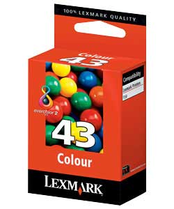 No 43 Colour Ink Cartridge