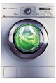 1600 spin speed washing machine in silver