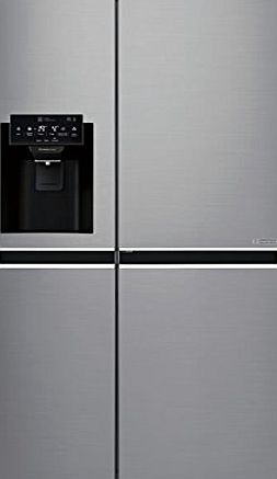 LG GSL760PZXV Side-by-side American Fridge Freezer With Ice amp; Water Dispenser Shiny Steel