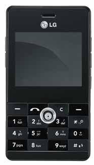 LG KE820 BLACK TRIBAND GSM PHONE (UNLOCKED)