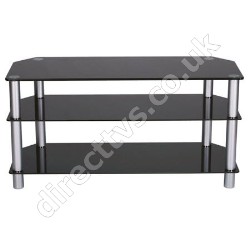 LG Luxury 3 Tier Black TV Stand Suitable For TVs Up To 42 Inches