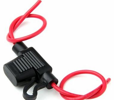 lgking supply 14AWG Wire In-line Car Automotive Blade Fuse Holder Fuseholder 20A