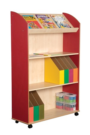 Maple Three Shelf Bookcase & Display Unit