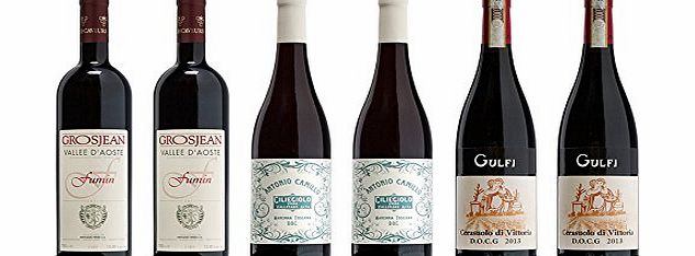 Libiamo Wines Rossi Top Italian Wine Selection (Case of 6 - Red Wine)