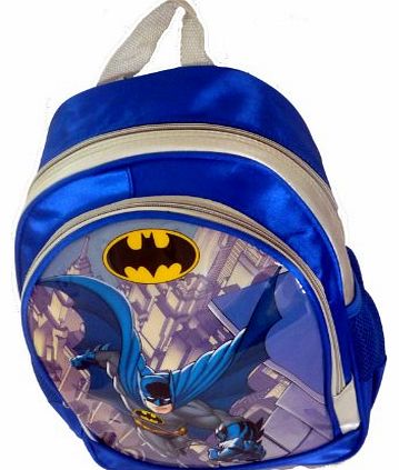 Licensed Batman DC Comics Merchandise Official Licensed GENUINE Batman DOUBLE FILL Childrens Backpack W/ Beautiful PVC IMage - Licensed Batman DC Comics Merchandise