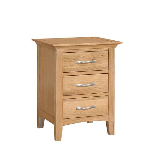 Lichfield Oak Lichfield Bedside 3 Drawer