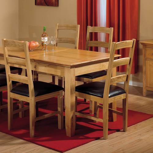 Small Dining Set + 6 Ladderback Chairs