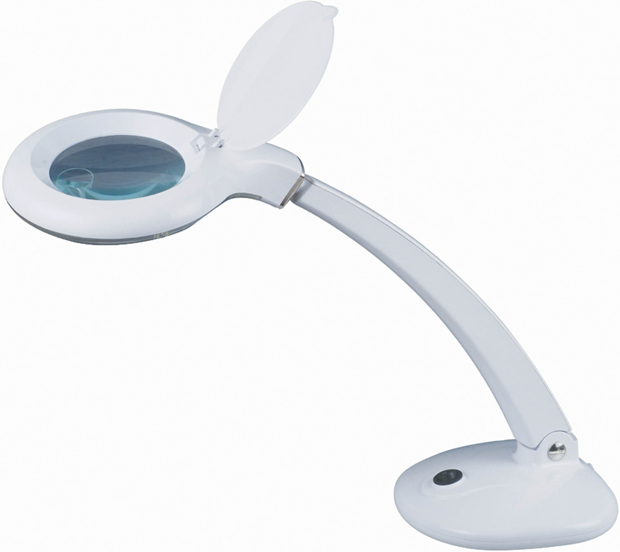 Magnifying Table Lamp - White