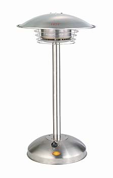 Lifestyle Appliances Lifestyle Chiquito Table Top Heater in Stainless Steel