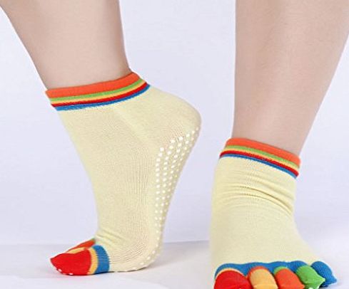 Lifestyle You Love PREMIUM 5 FINGER TOE SOCKS, Anatomic Design To Your Foot, Hygienic Alternative To Bare Feet, FULL GRIP FIVE POCKETS FOR FIVE TOES, Non-slip, Massage, FOOT FRIENDLY Solution For All
