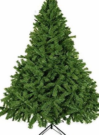 LIFETIME TREES SUPGOD GORGEOUS 7FT (2.1M) GREEN TOP QUALITY ARTIFICIAL CHRISTMAS TREE, LOVELY BUSHY TREE, VERY HIGH TIP COUNT !! *UK SELLER*