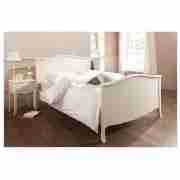 Lille Bed Frame Double, Ivory