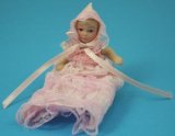 DOLLS HOUSE 1/12 SCALE/ BABY GIRL FIGURE/ BRAND NEW