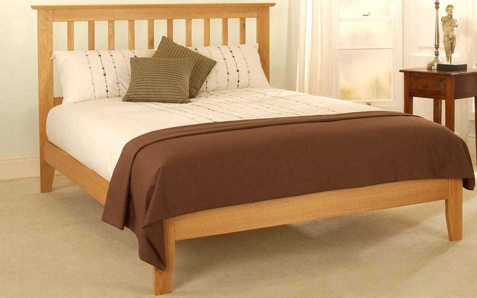 Dione Wooden Bedstead, Double,