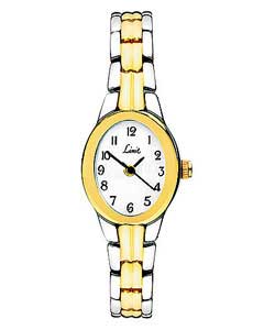 Ladies White Mother of Pearl Oval Face Watch