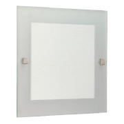 Square Mirror With Frosted Edge