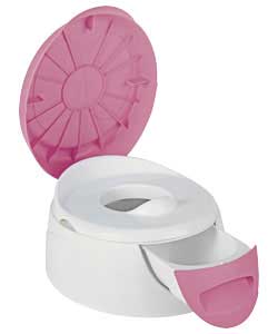 Lindam 3 in 1 Potty Trainer - Pink