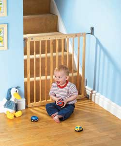 Lindam Easy Fit Extending Wooden Gate