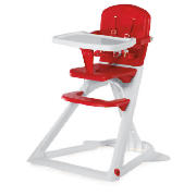 Red and White Highchair