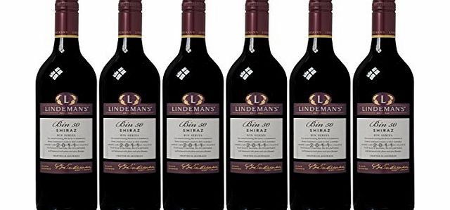 Lindemans Bin 50 Shiraz Australian Red Wine (Case of 6)