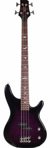 Lindo Guitars Lindo PDB Series Purple Dove Electric Bass Guitar With Carry Case and Cable