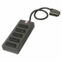 5 Way Non Switched Scart Splitter