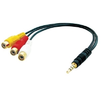 AV Adapter Cable, for Camcorders to TV
