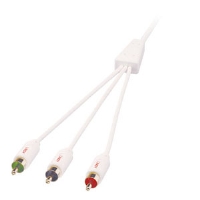 Lindy Component Video Cable (RGB) Premium White 2m