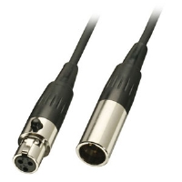 lindy Mini-XLR Cable, Male to Female, Black 2m