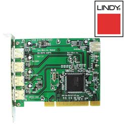 Lindy PCI (32 Bit) 5 Port USB 2.0 Card 51084