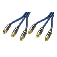 Lindy Premium Gold Composite Audio/Video Cable, 1m