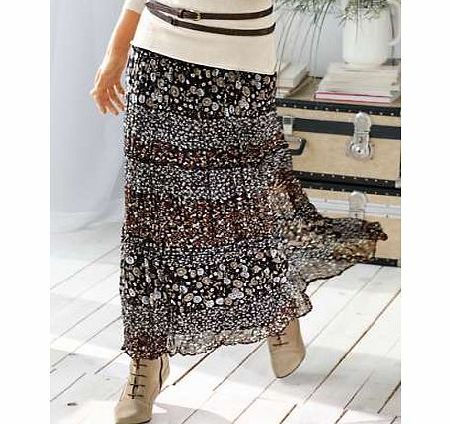 Linea Tesini Long Print Skirt