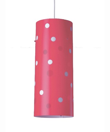 Linea Zero Small red polka dot ceiling light