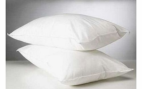 Linens Limited Polycotton Hollowfibre Non-Allergenic Pillows, 4 Pack