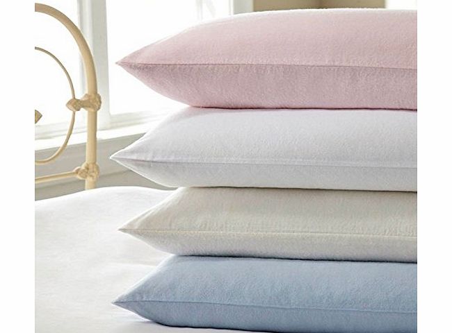 Linenstowelsquilts Cream Flannelette Sheet Set Double size Fitted Sheet, Flat Sheet , 2x Pillowcases Bed Sheet Set Double Size